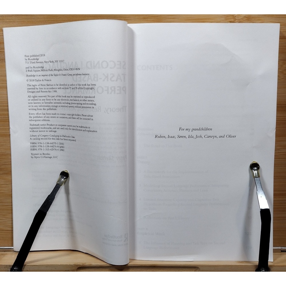 Second Language Task-Based Performance by Peter Skehan (2018, Paperback) - Picture 4 of 16